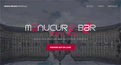 Desktop Screenshot of manucure-bar.fr
