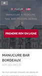 Mobile Screenshot of manucure-bar.fr